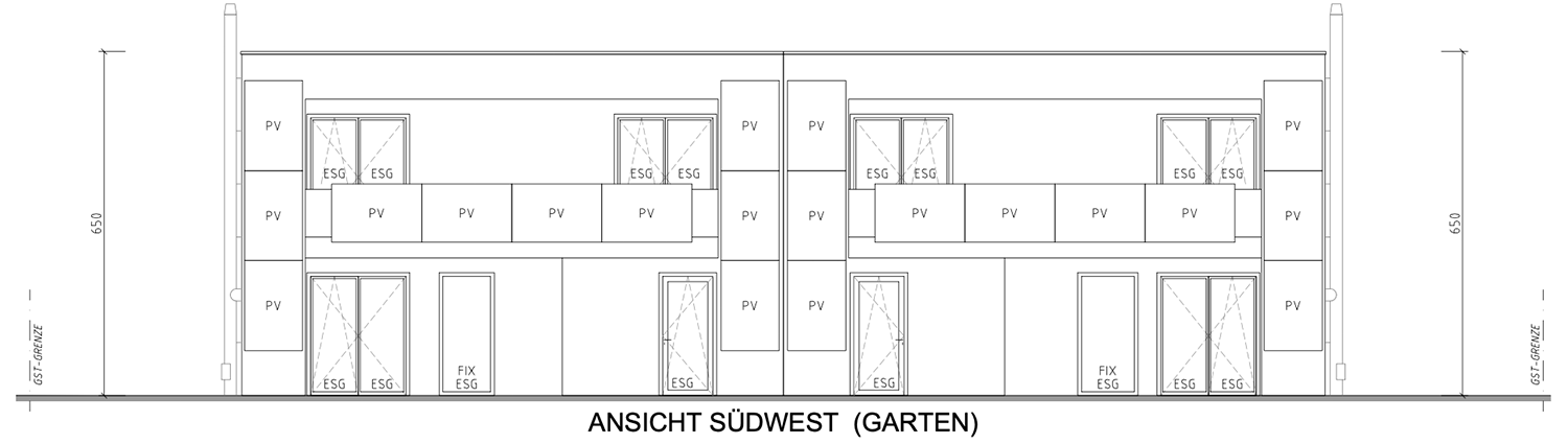 Neustiftgasse 18 a Südwestansicht